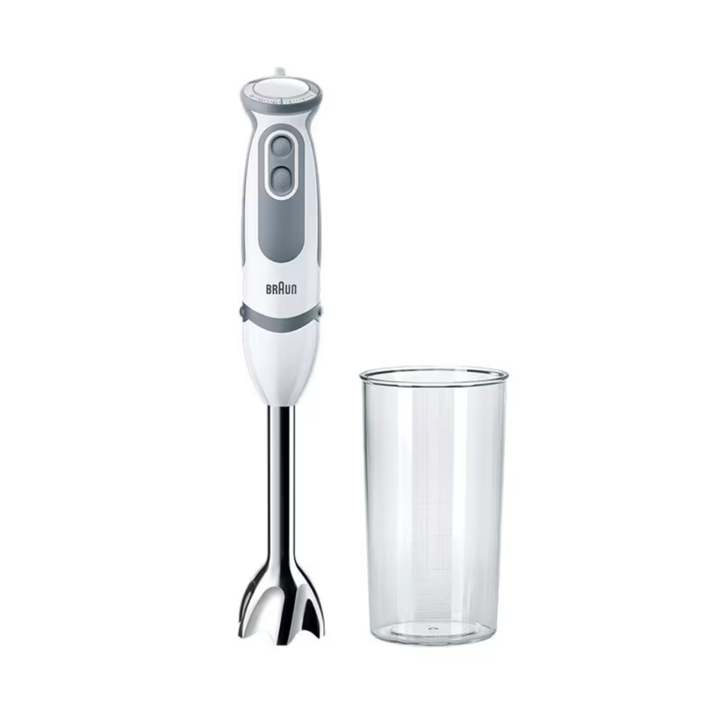 خلاط يدوي براون، فاريو 5، 1000 وات، أبيض - MQ5200WH - 2