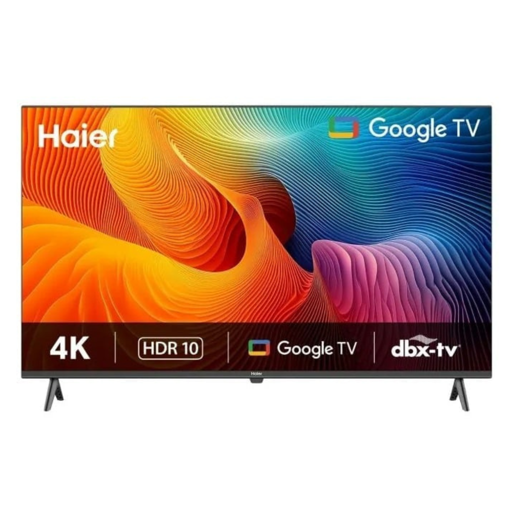 شاشة تليفزيون هاير، 55 بوصة، سمارت، 4K، جوجل تي في، تحكم صوتي، ريسيفر داخلي - H55K75FUX - 2