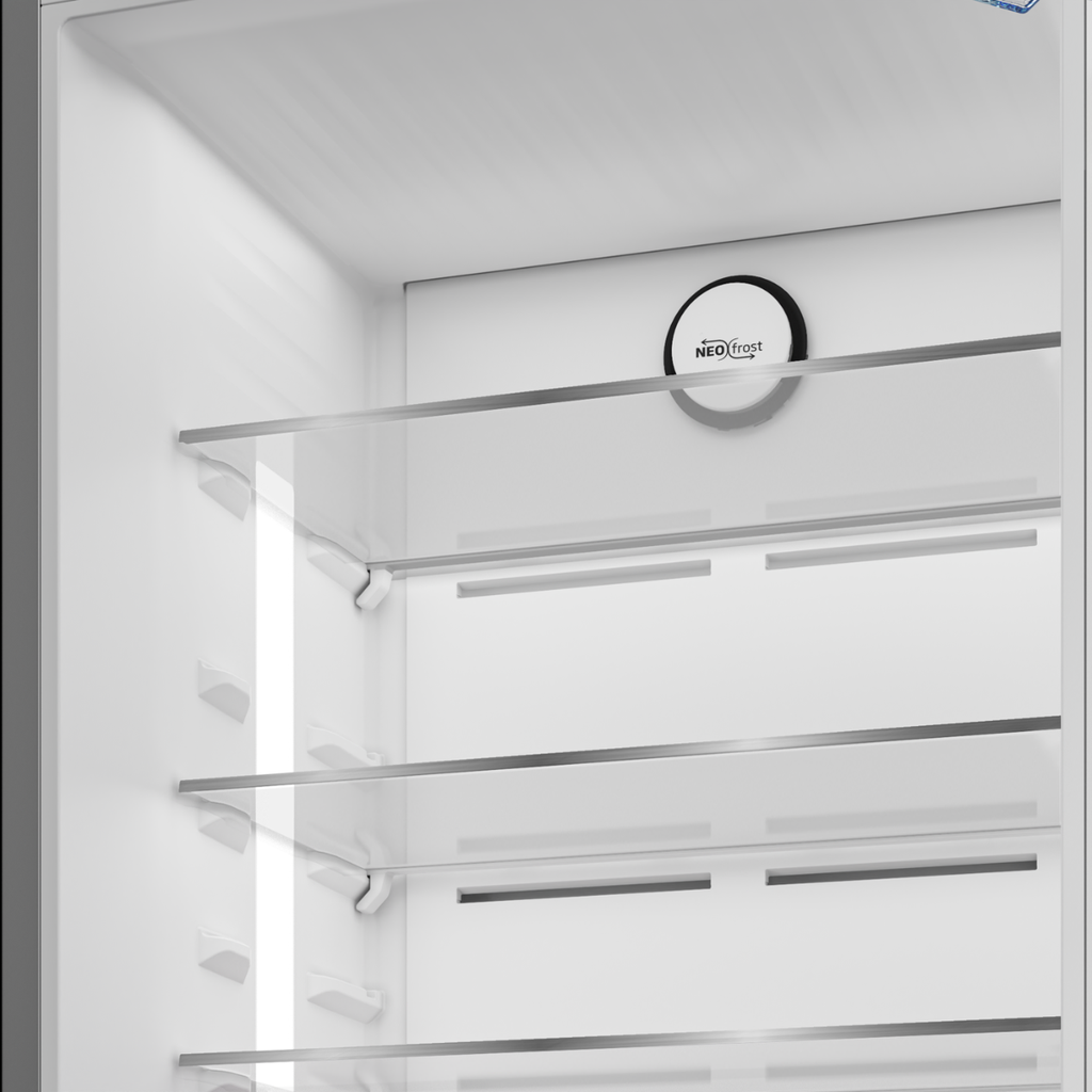 ثلاجة بيكو، نوفروست، 406 لتر، انفرتر، ديجيتال، استانلس غامق - RDNG551M20TXBR - 9