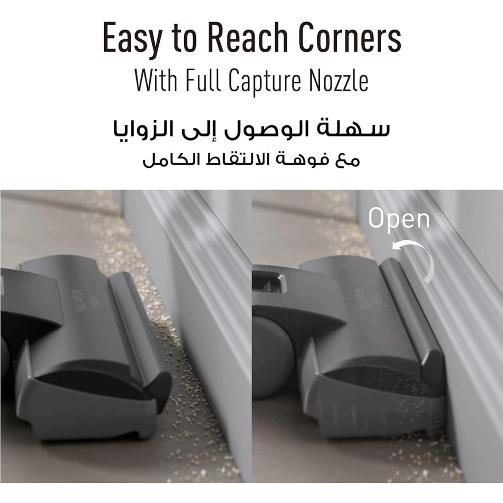 مكنسة كهربائية باناسونيك، 2000 وات، باجليس، أسود - MC-CL605K - 8