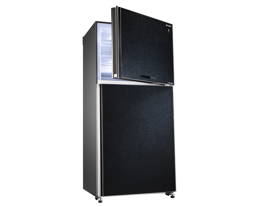 ثلاجة شارب انفرتر نوفروست 480 لتر زجاج أسود SJ-GV63G-BK - 2