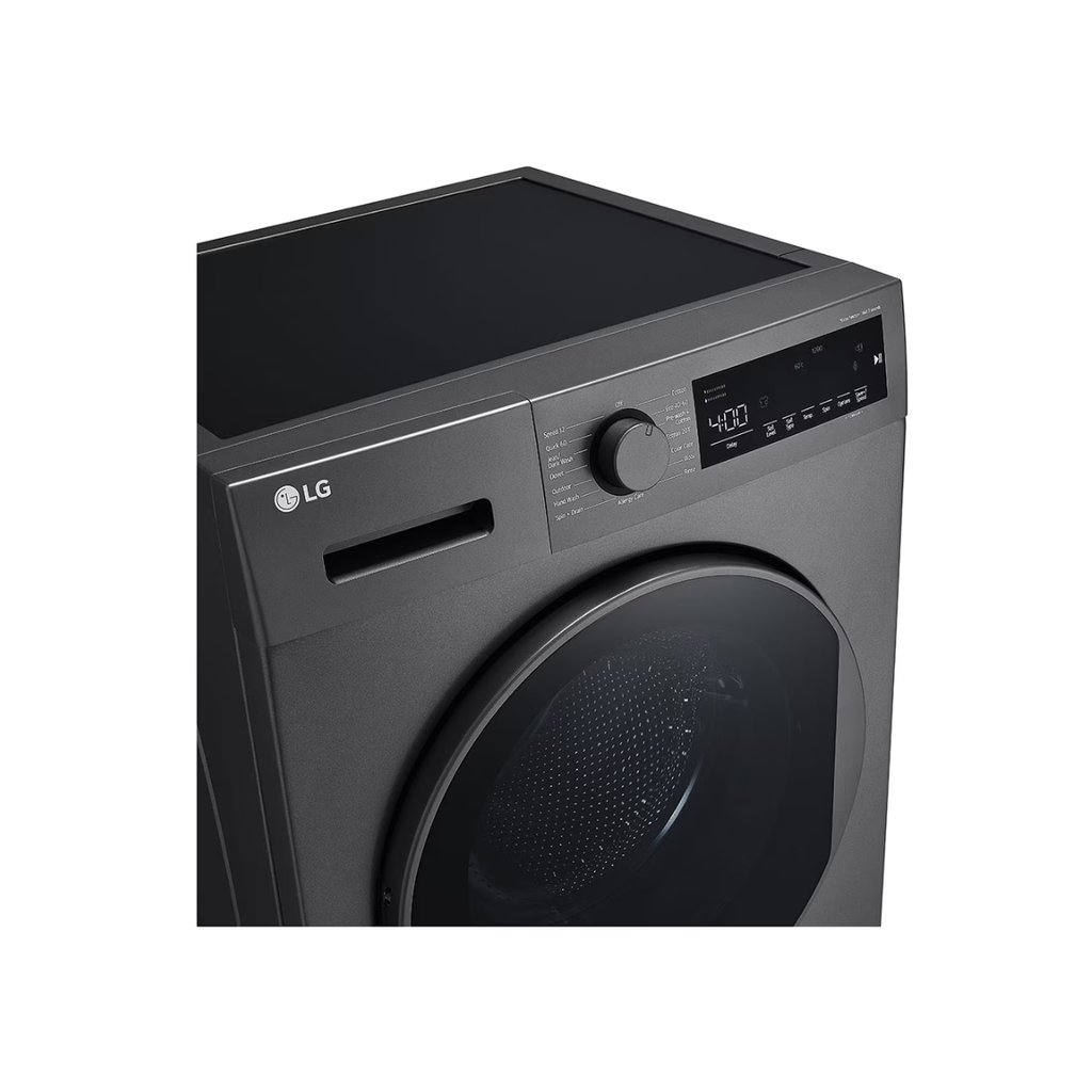غسالة ملابس ال جي، فول أوتوماتيك، 8 كيلو، 1200 لفة، ديجيتال، بخار، تركي، سيلفر غامق - F2T2TYM1S - 3