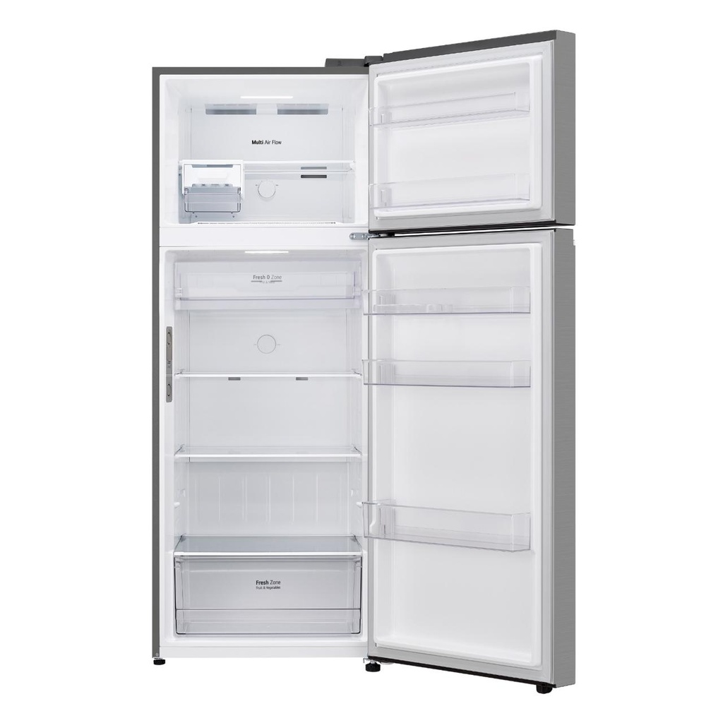 ثلاجة ال جي، انفرتر، نوفروست، 461 لتر، سيلفر - GN-B602PFFQ - 2