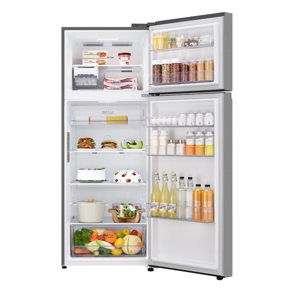 ثلاجة ال جي، انفرتر، نوفروست، 461 لتر، سيلفر - GN-B602PFFQ - 3