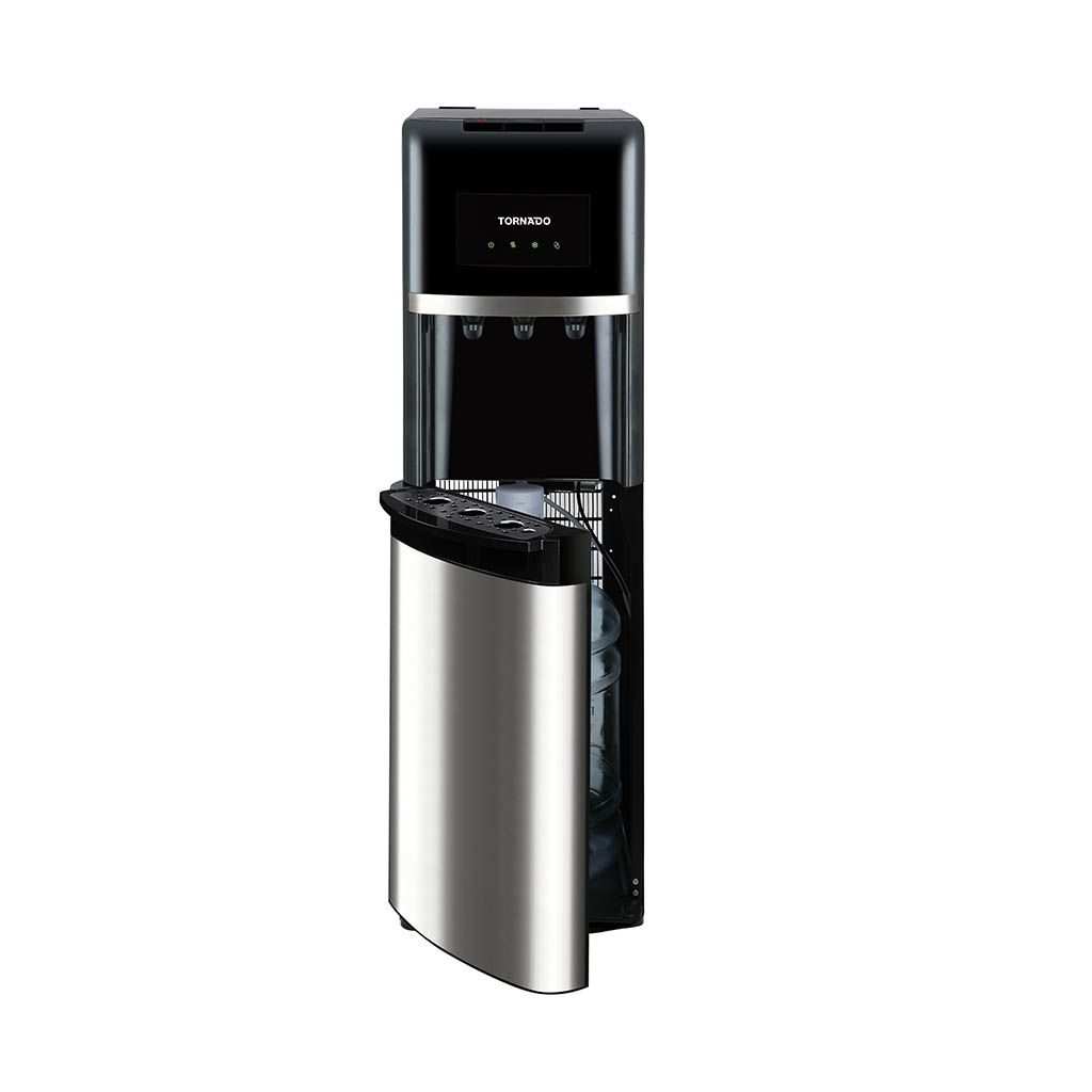 مبرد مياه تورنيدو، 3 حنفية، قارورة داخلية، أسود - WDM-H40ADE-BK - 2