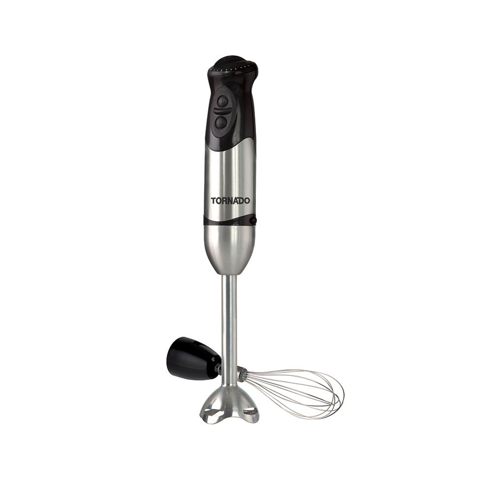 Hand Blender Tornado, 400W, Chopper, Whisk, Black - HB-400