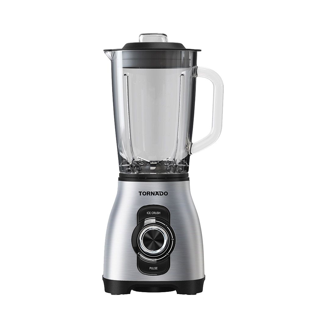 Electric Blender Tornado, 800W, 1.75L, 5 Speed Settings, Silver - BL-800T