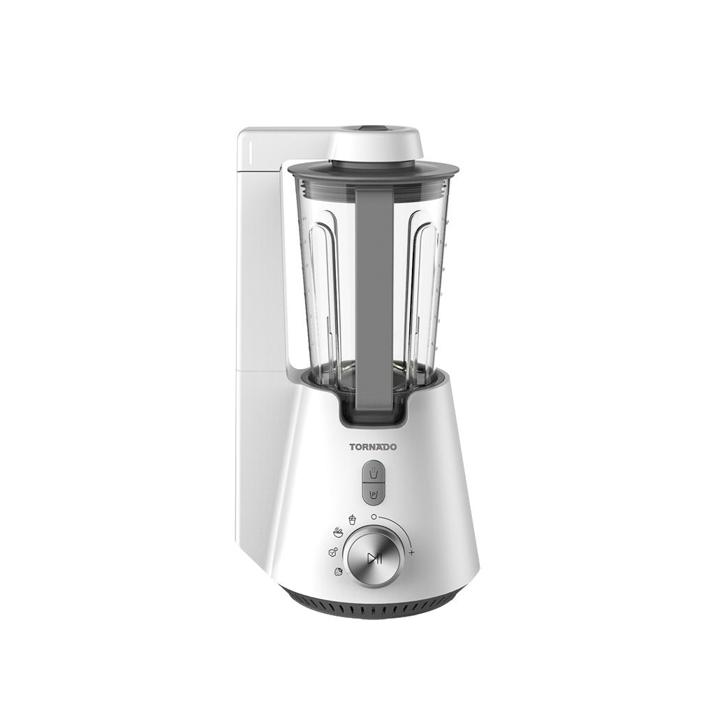 Electric Blender Tornado, 1000W, 1.5L, Vacuum, Additional Jar 0.6L, White - TVBL-1000LI