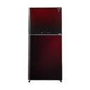 Refrigerator Sharp, Inverter No Frost, 538L, Glass Red - SJ-GV69G-RD