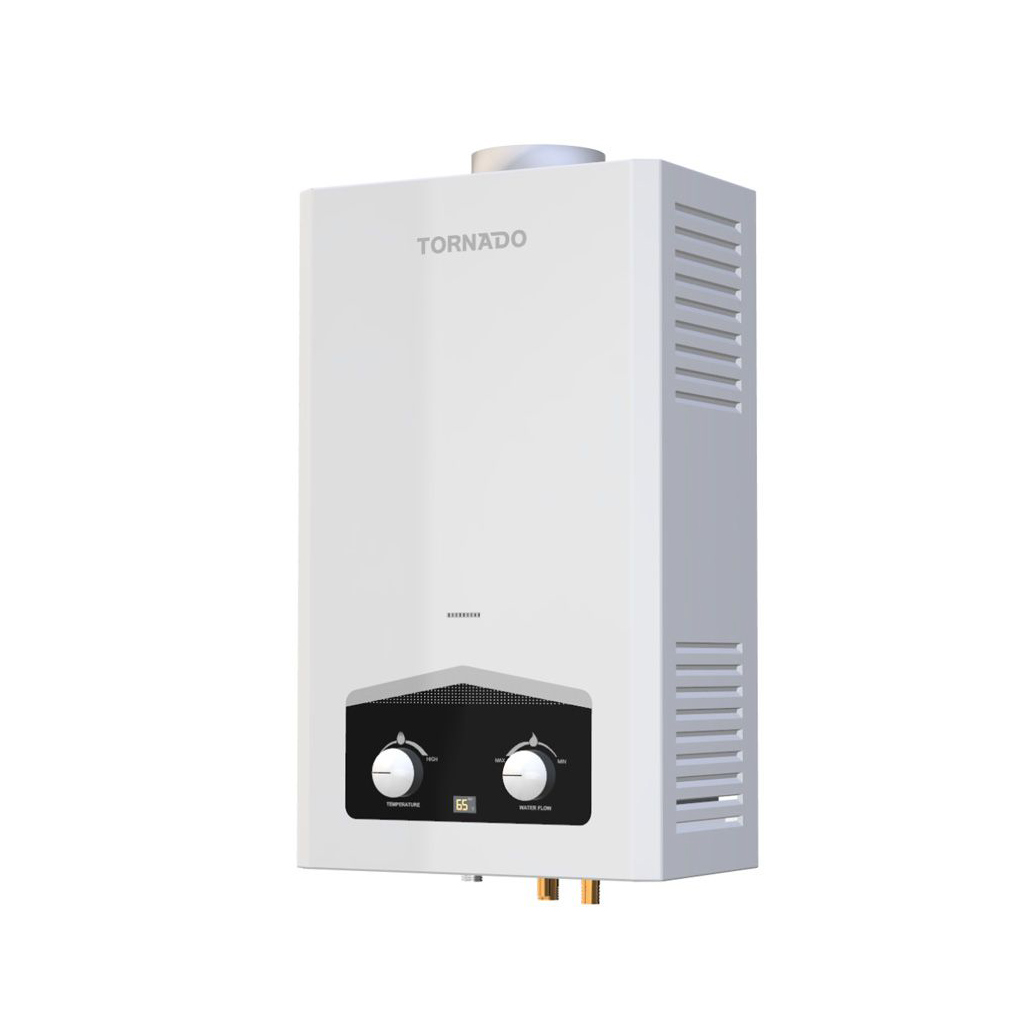 Gas Water Heater Tornado, 10L, Natural Gas, White - GHM-C10BNE-W