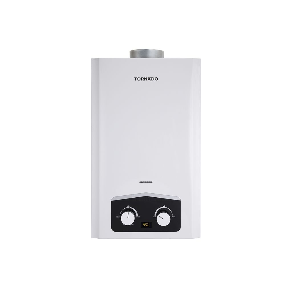 Gas Water Heater Tornado, 10L, Natural Gas, Multi-Power, White - GH-MP10N-A