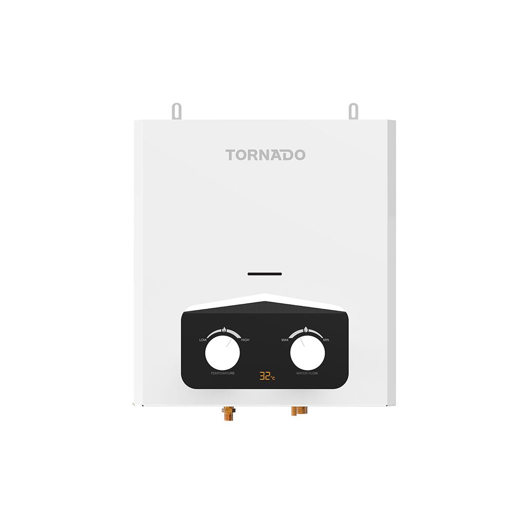 Gas Water Heater Tornado, 6L, Ventless, Natural Gas, Multi-Power, White - GH-MP6SN-W
