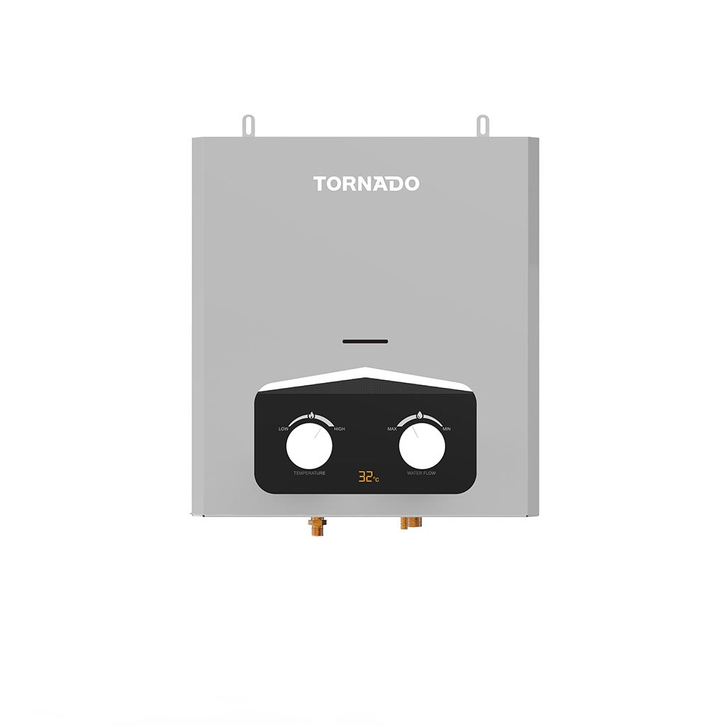 Gas Water Heater Tornado, 6L, Natural Gas, Ventless, Multi-Power, Silver - GH-MP6SN-S