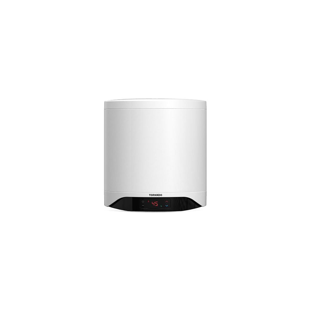 Electric Water Heater Tornado, 30L, Digital Display, Enamel, White - TEEE-30DW