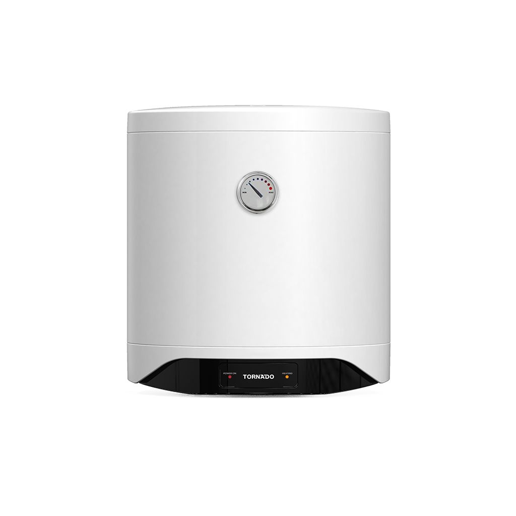 Electric Water Heater Tornado, 30L, Enamel, LED Lamp, White - TEEE-30MW
