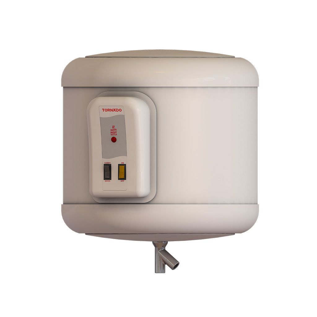 Electric Water Heater Tornado, 35L, Stainless Tank, LED Indicator, Off White - EHA-35TSM-F