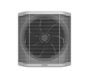 Ventilating Fan Tornado, 20cm, Frame 25×25cm, Protection and Privacy Net, Black × Gray - TVS-20BG