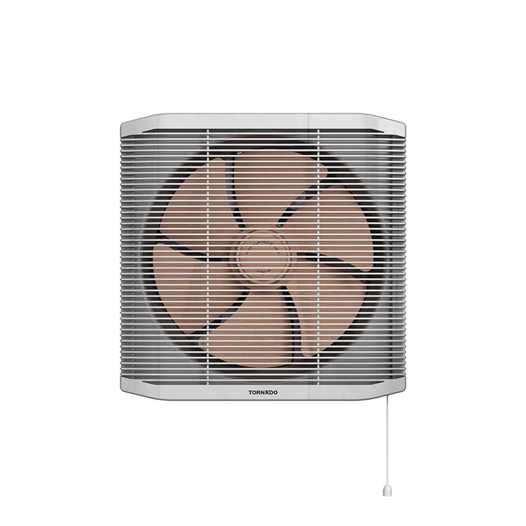 Ventilating Fan Tornado, 25cm, Frame 30×30cm, Protection and Privacy Net, Rose × Gray - TVS-25RG
