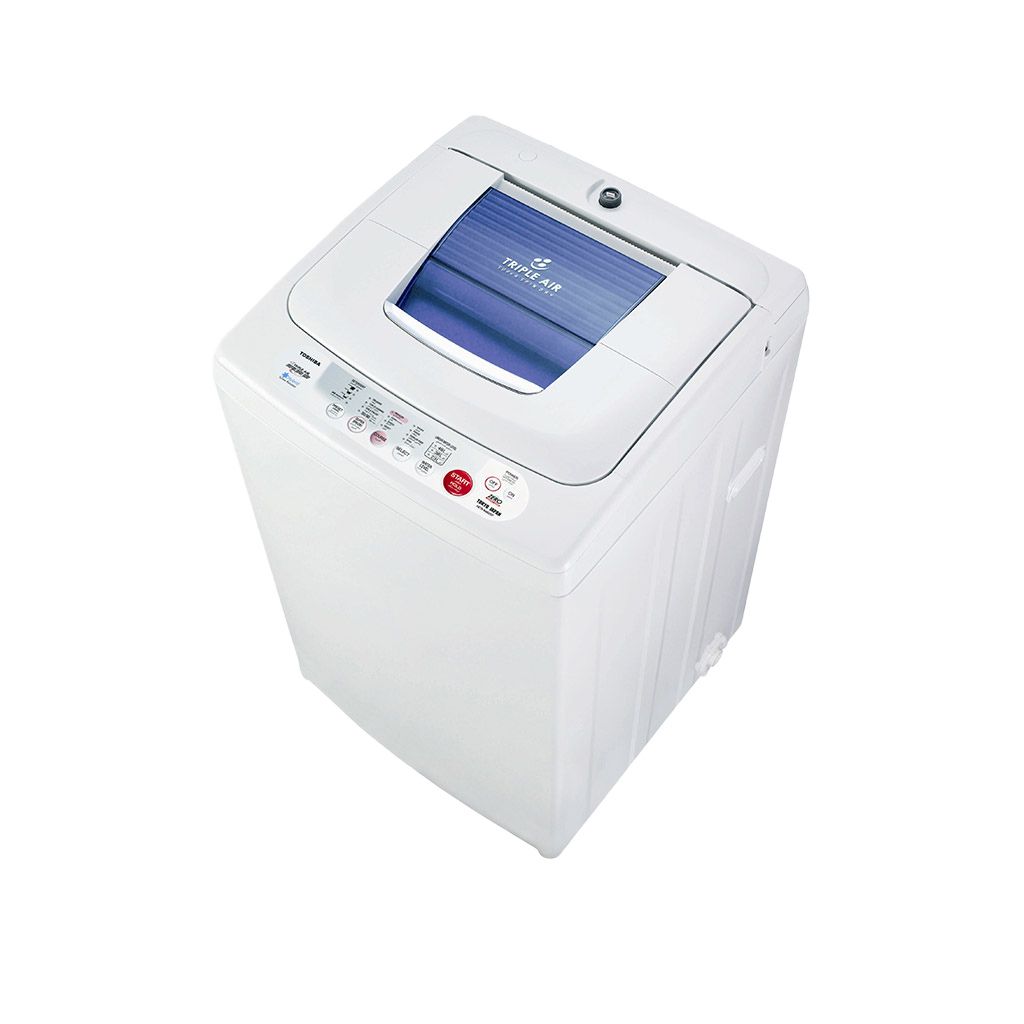 Automatic Washing Machine Toshiba, Top Load, 8kg, Pump, White - AEW-8460SP