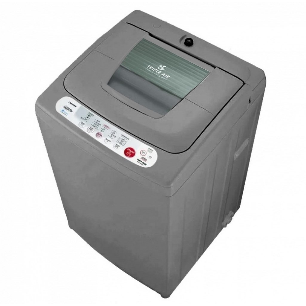 Automatic Washing Machine Toshiba, Top Load, 8kg, Pump, Silver - AEW-8460SP(DS)