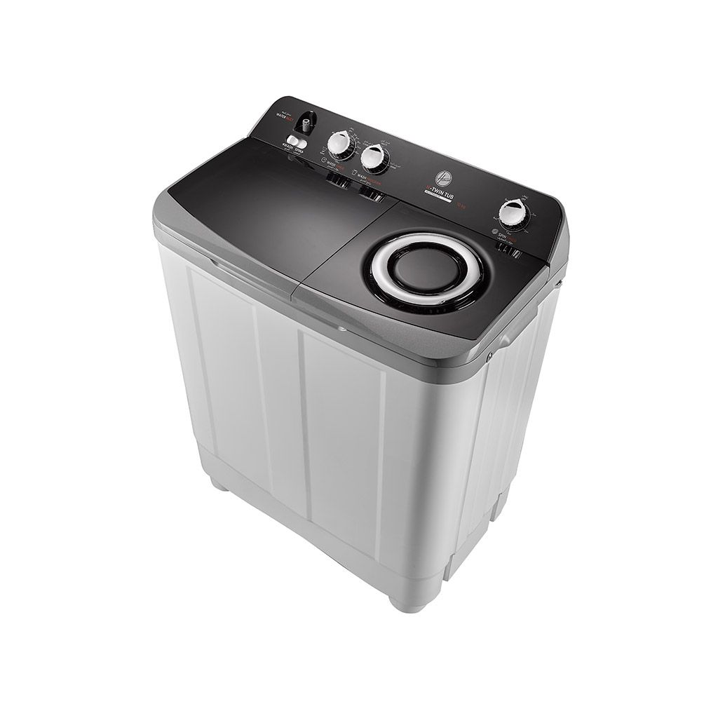Half Automatic Washing Machine Hoover, 10kg, White - HW-HTTN10LWTO