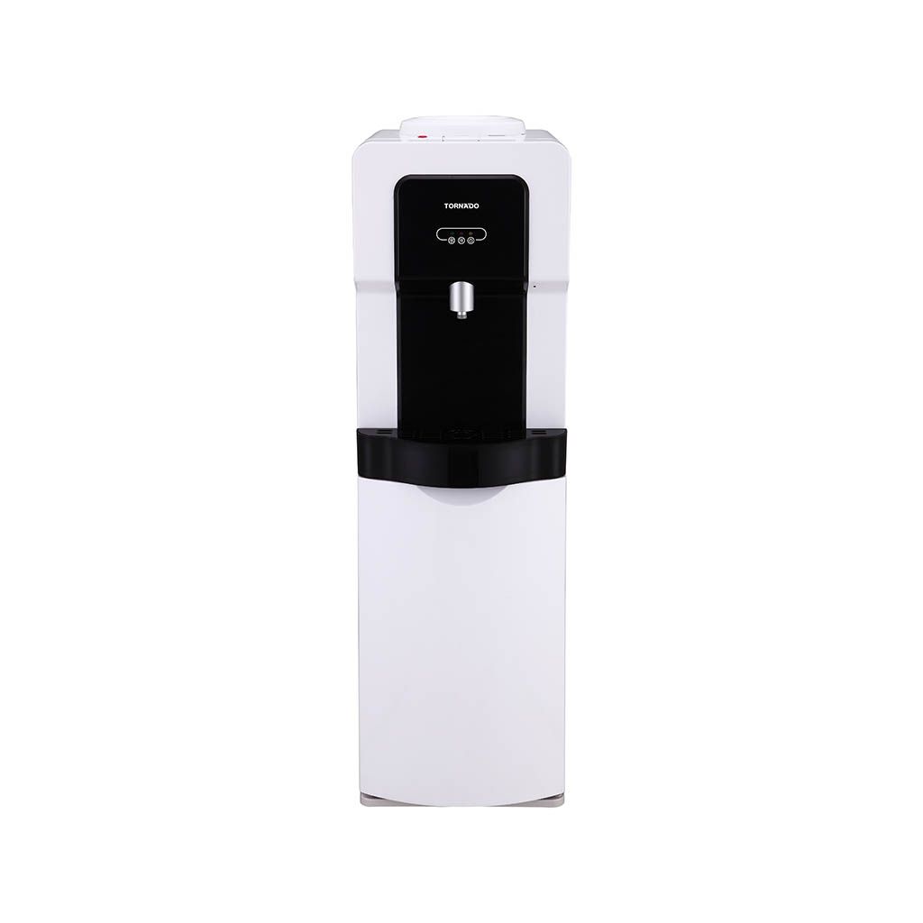 Water Dispenser Tornado, 1 Tap, with Cabinet 18L, Black & White - WDM-H40ABE-WB