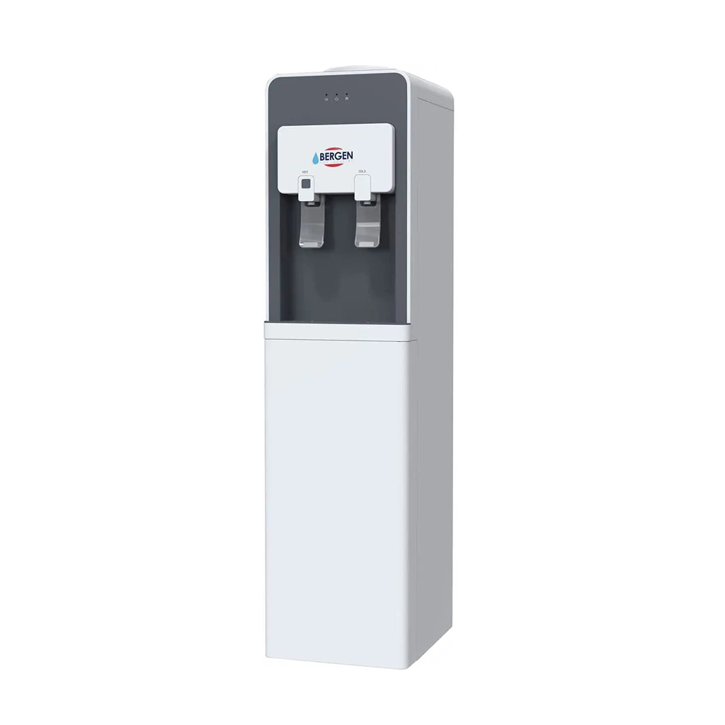 Water Dispenser Bergen, 2 Taps, Top Loading, White/Gray - BY 509