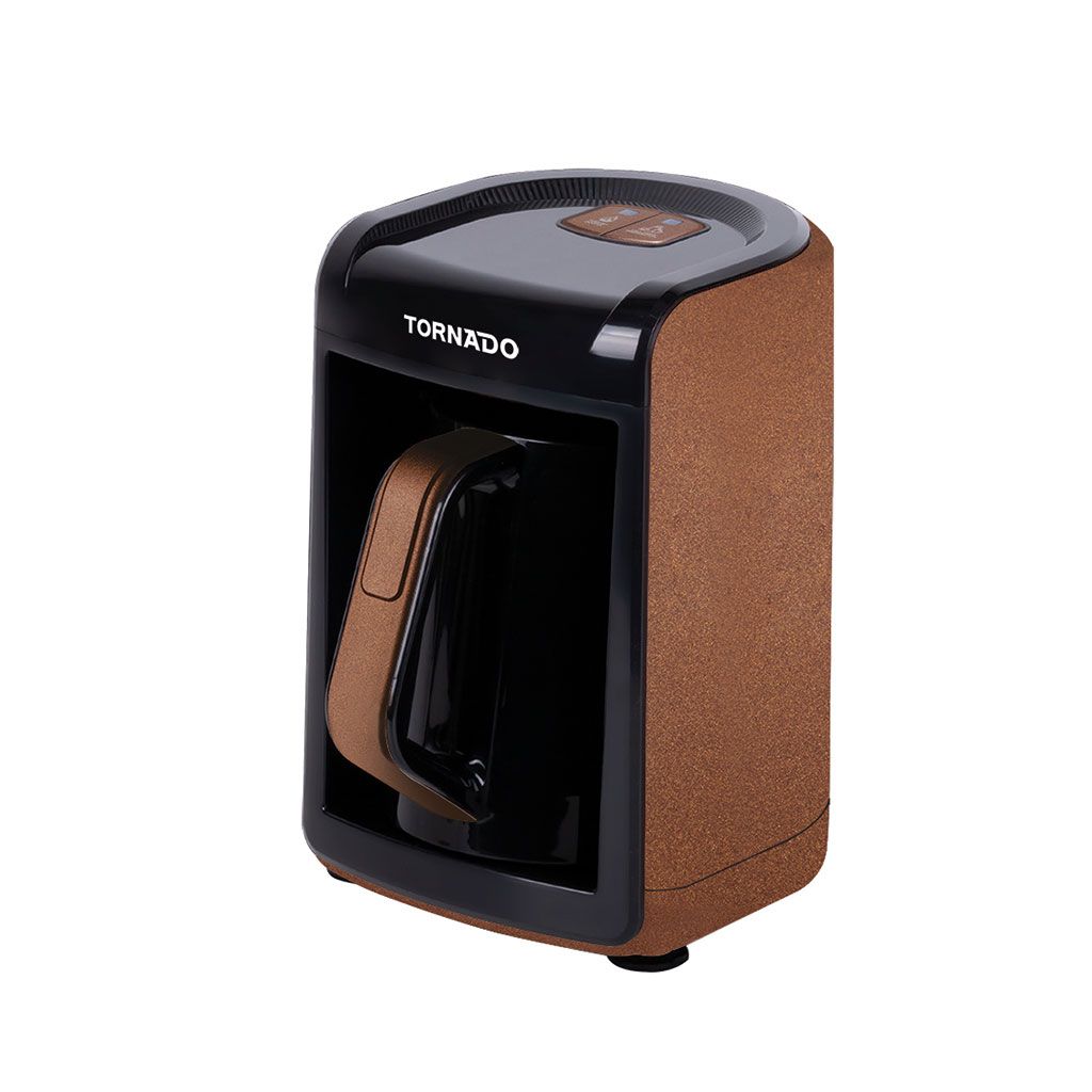 Electric Turkish Coffee Maker Tornado, 1 Cup, Milk Function, Brown - TCME-100-MILK