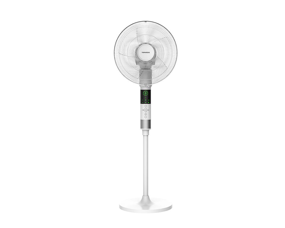 Stand Fan Tornado, 16 inch, 5 Blades, 360 Degree, Remote Control, White - EFS-360/903GW