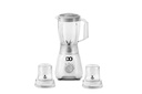 Electric Blender IDO, 600W, 2 Grinders, White - BLGR600-WH