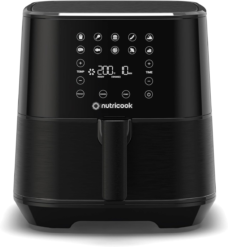 Air Fryer NutriCook, 5.5L, Digital, Black - AF205