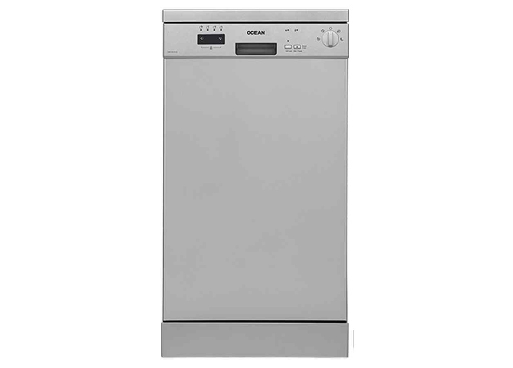 Dishwasher Ocean, 10 Place Settings, 45 cm, 4 Programs, Digital, Silver - ODX454DVS