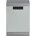 Dishwasher Beko, 15 Place Settings, 60 cm, 6 Programs, Digital, Inverter, Steam, Stainless Steel - BDFN36531XC