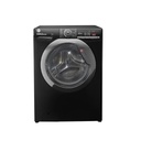 Automatic Washing Machine Hoover, Front Load, 8kg, 1300rpm, Digital, Steam, Black - H3WS383TAC3B-ELA
