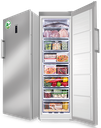 Upright Freezer Ocean, 308L, 8 Drawers, No Frost, Digital, Stainless Steel - OVFNFH398DXA