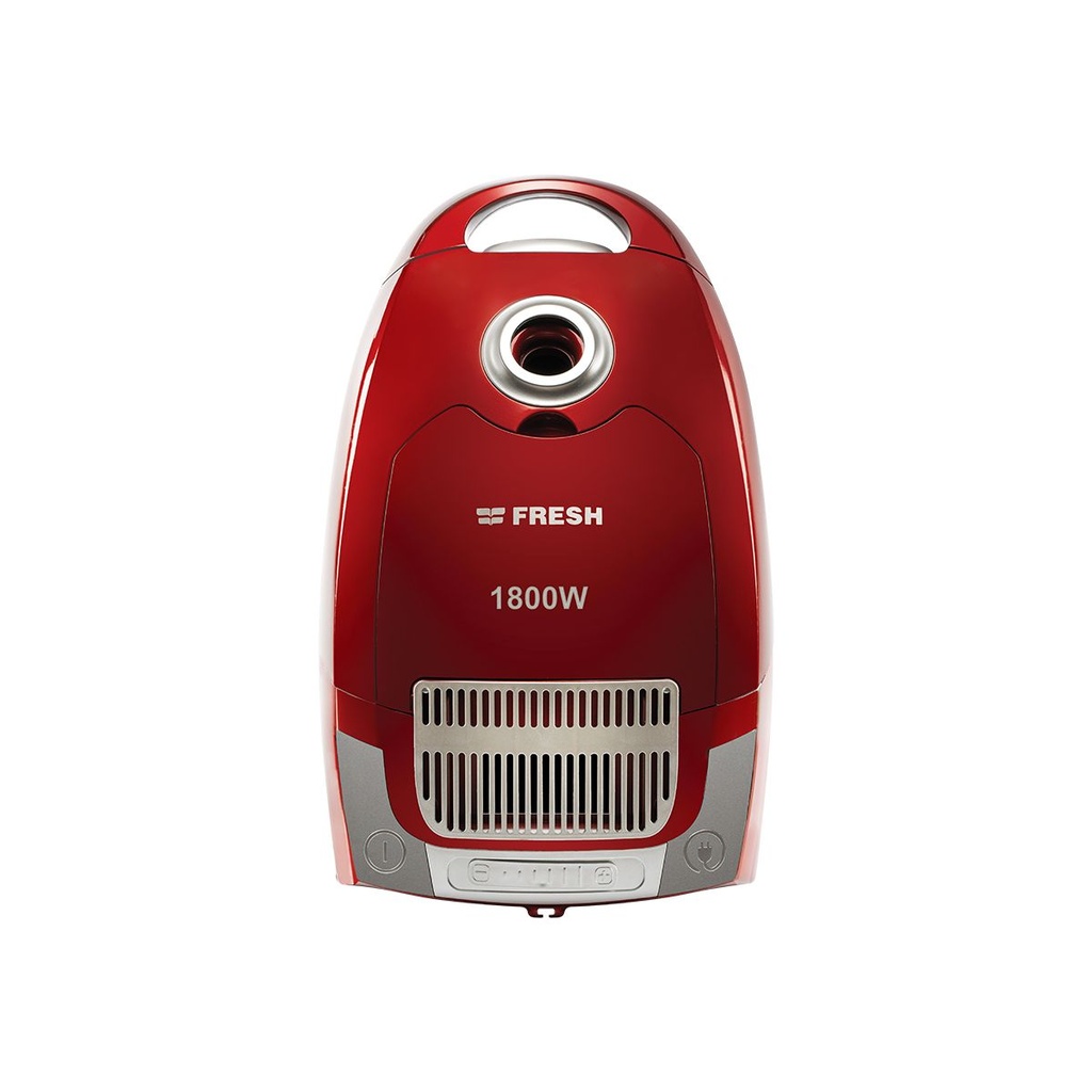 Bagged Vacuum Cleaner Fresh, 1800W, Red - Volcano