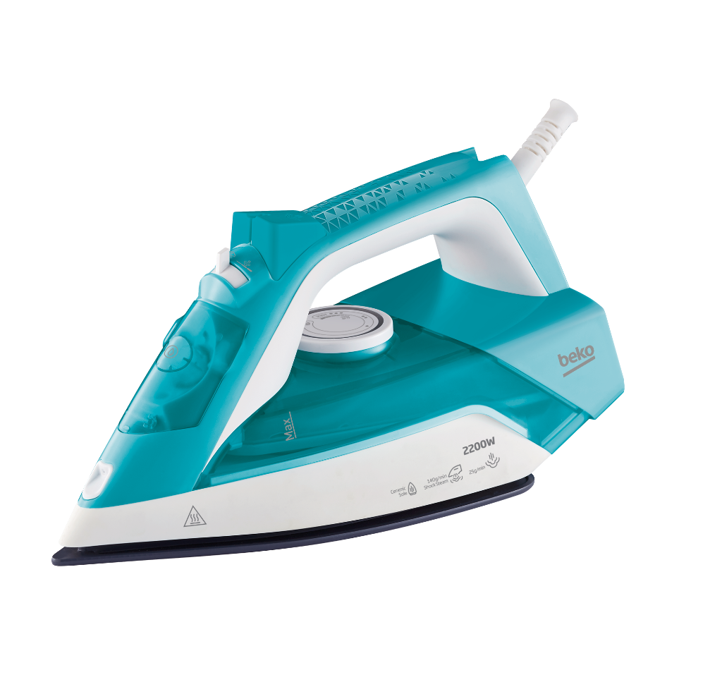 Steam Iron Beko, 2200W, Ceramic Soleplate, Auto-off - SIM 3122 T