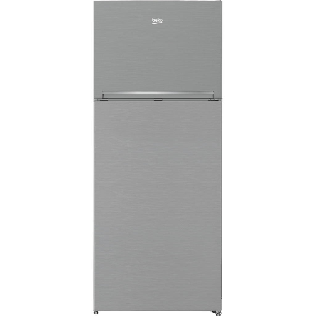 Refrigerator Beko, Top Freezer, 367L, No Frost, Silver - RDNE430K02DXI