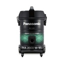 Drum Vacuum Cleaner Panasonic, 2000W, Wet & Dry, Black × Green - MC-YL633G