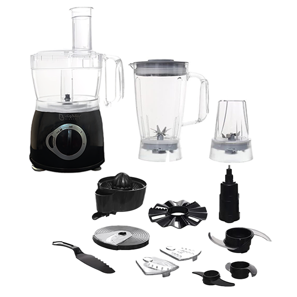 Food Processor Biancotek, 1000W, 40 Functions, Black - FP1000-WH