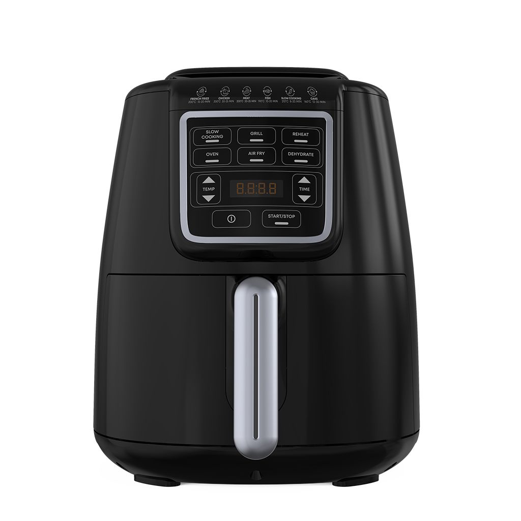 Air Fryer Tornado, 4L, 1550W, Digital, Black - THF-1554D-XL-BS