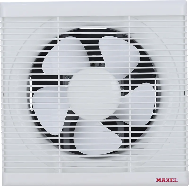 Ventilating Fan Maxell, 30cm, Frame 35×35cm, Protection and Privacy Net, White - APB-30-6A