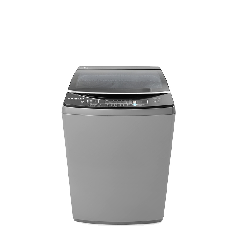 Automatic Washing Machine White Point, Top Load, 15kg, Diamond Drum, Digital, Dark Silver - WPTL150DGSMA