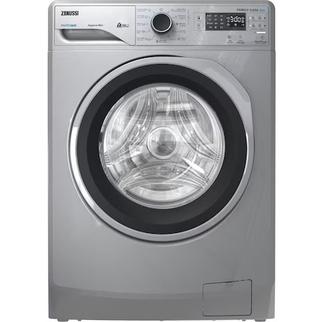 Automatic Washing Machine Zanussi, Front Load, 7kg, 1200rpm, PERLAMAX, Digital, Silver - ZWF7240SS5