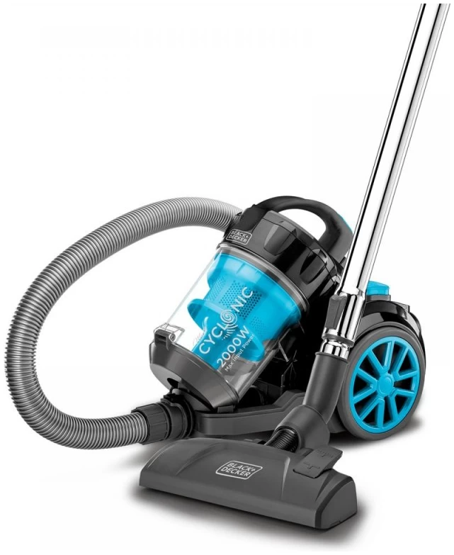 Bagless Vacuum Cleaner Black & Decker, 2000W, Black × Blue - VM2080-B5
