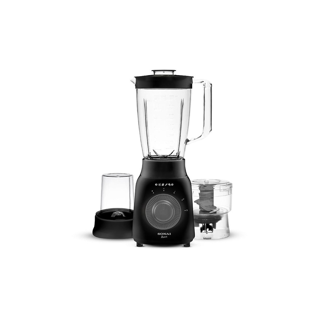 Electric Blender Sonai, 500W, Grinder, Meat Grinder, Black - MAR-2500