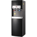 Water Dispenser Black Stone, 3 Taps, Cold & Hot & Warm, With refrigerator, Top Loading, Black - Diamond