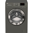 Automatic Washing Machine Beko, Front Load, 9kg, 1200 rpm, Digital, Inverter, Gray - WTX91232XMCI2
