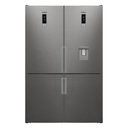 Refrigerator Ocean, Twins, 682 L, With Water Dispenser, Digital, Stainless - CNF4101TDXA + CNFR410TDXA