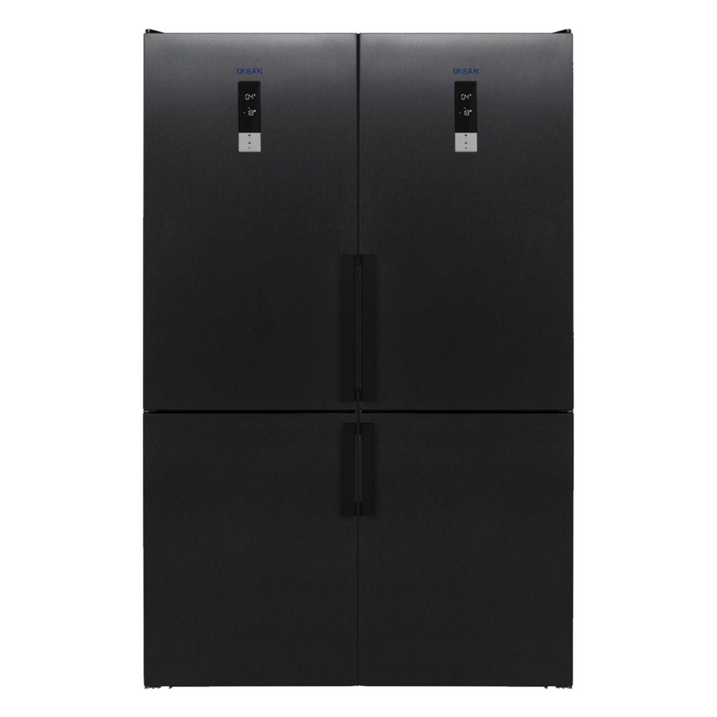 Refrigerator Ocean, Twins, 682 L, Digital, Black - CNFR410TDXBA + CNFL410TDXBA